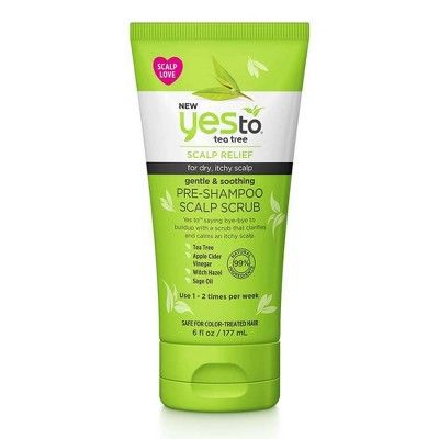 Yes To Tea Tree Gentle & Soothing Pre-Shampoo Scalp Scrub - 6 fl oz | Target