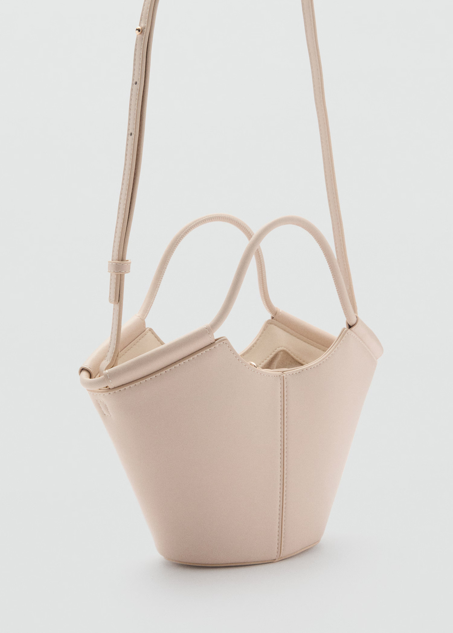 Mini shopper-style shoulder bag - Women | MANGO USA | Mango (US/MX/AU)