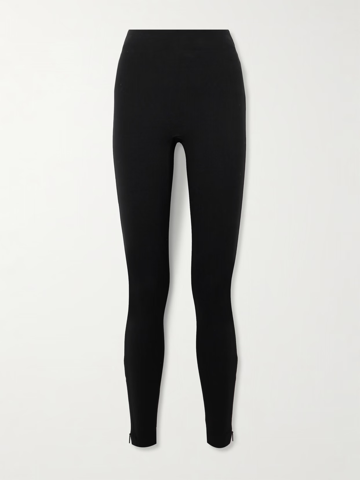 Spanx - Spanxsupersmooth™ Perfectfit Zip-embellished Stretch-ponte Leggings - Black | NET-A-PORTER (UK & EU)