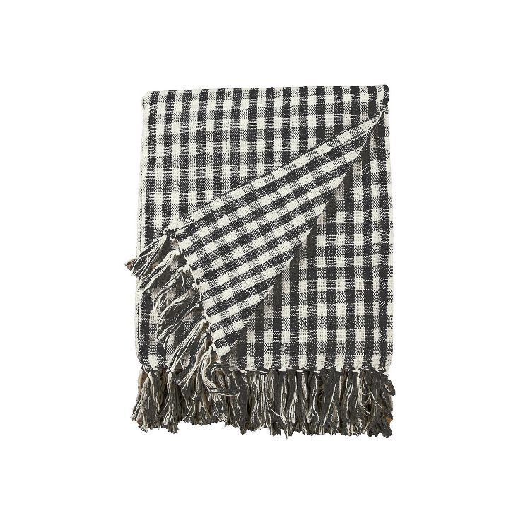 carol & frank 50" x 60" Gingham Check Throw Blanket Collection | Target
