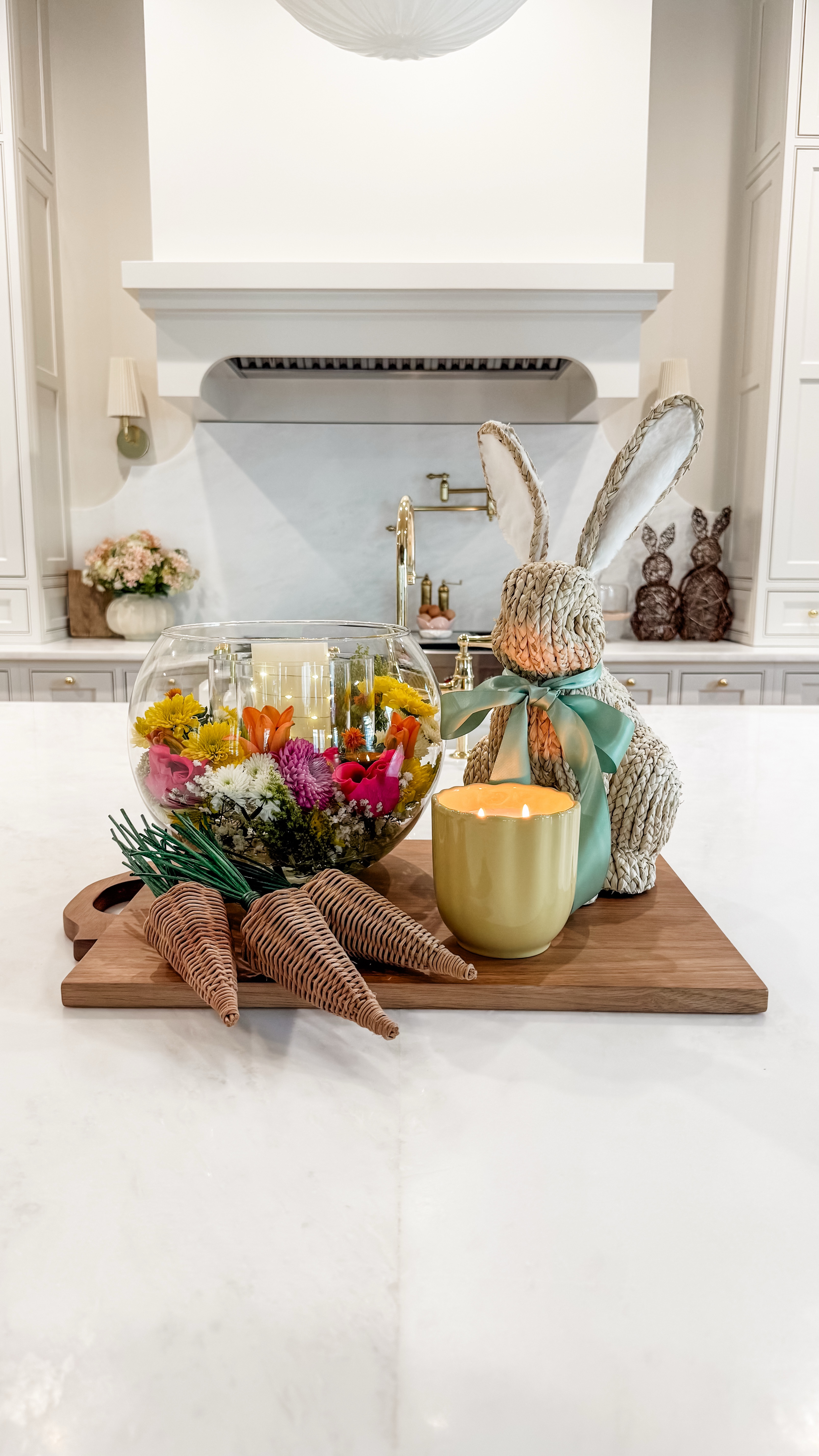 Spring floral centerpiece 

#LTKWatchNow #LTKSeasonal #LTKHome