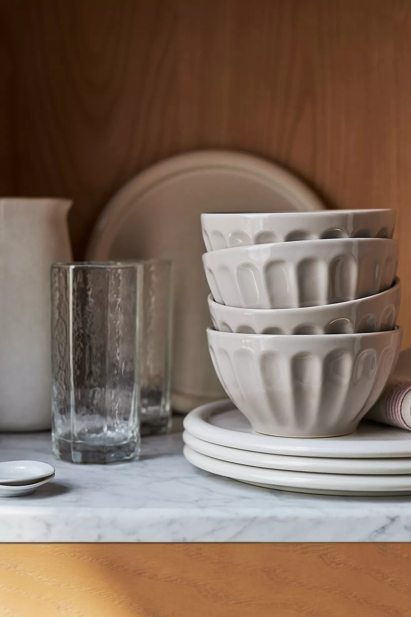 The Latte Stoneware Cereal Bowls, Set of 4: Amelie Edition | Anthropologie (US)