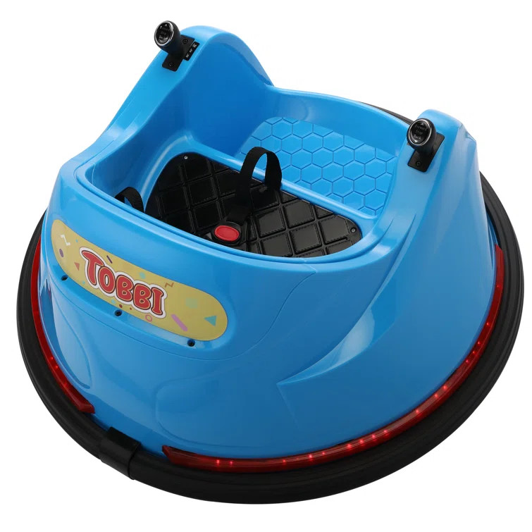 Light Blue Kids Ride on Bumper Car | Wayfair North America