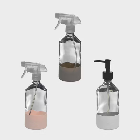 3ct Glass Bottle Dispenser - Bullseye's Playground™ | Target