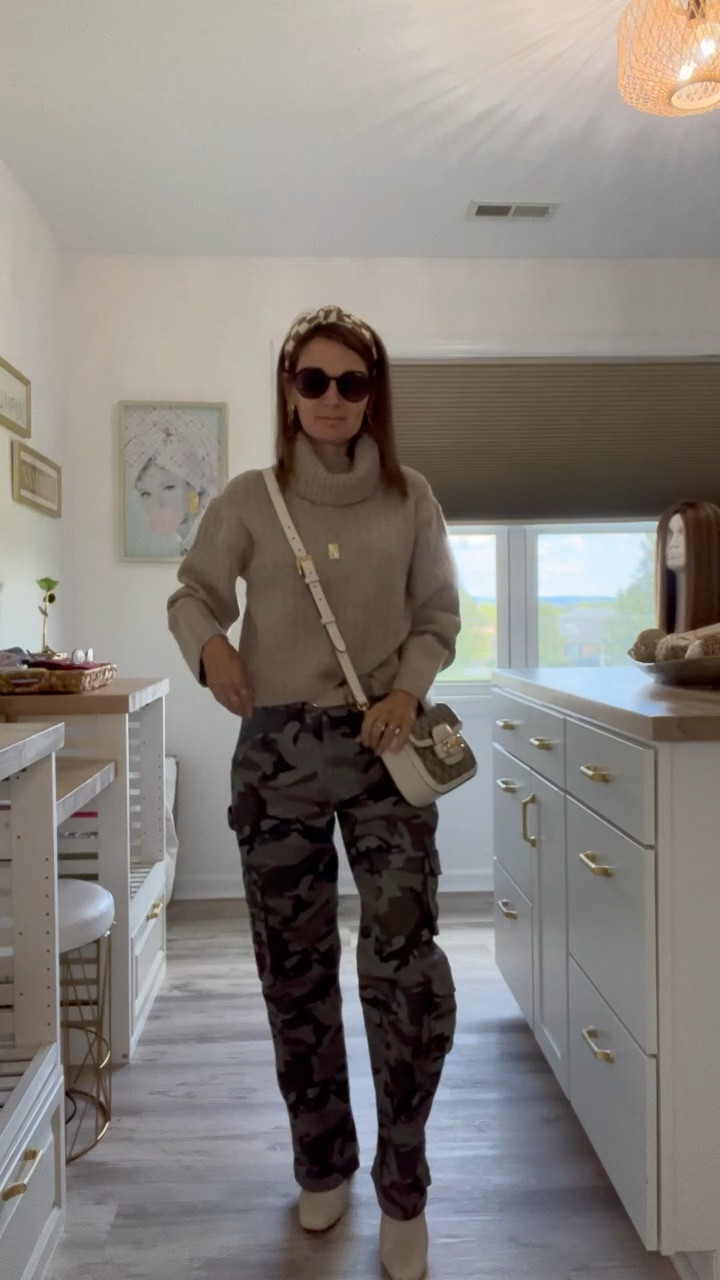 Abercrombie and Fitch camouflage cargo pants, target half zip sweatshirt, target mock neck cropped sweater, vans, off-white target boot, Lululemon everywhere belt bag, and Gucci bag, Amazon belt comes in a two pack with a black one as well. American Eagle Rolling Stones hat. 

Fall fashion/Fall looks/Fall outfits/causal outfits/causal look/petite fashion/petite girl/everyday look

#LTKover40 #LTKfindsunder50 #LTKstyletip