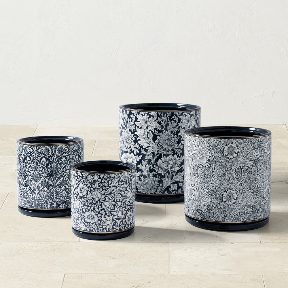 Morris & Co. x Williams Sonoma Ceramic Planter Collection | Williams-Sonoma