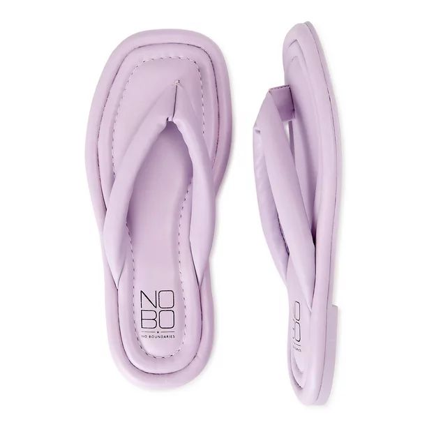 No Boundaries Women’s Puffy Flip Flops - Walmart.com | Walmart (US)