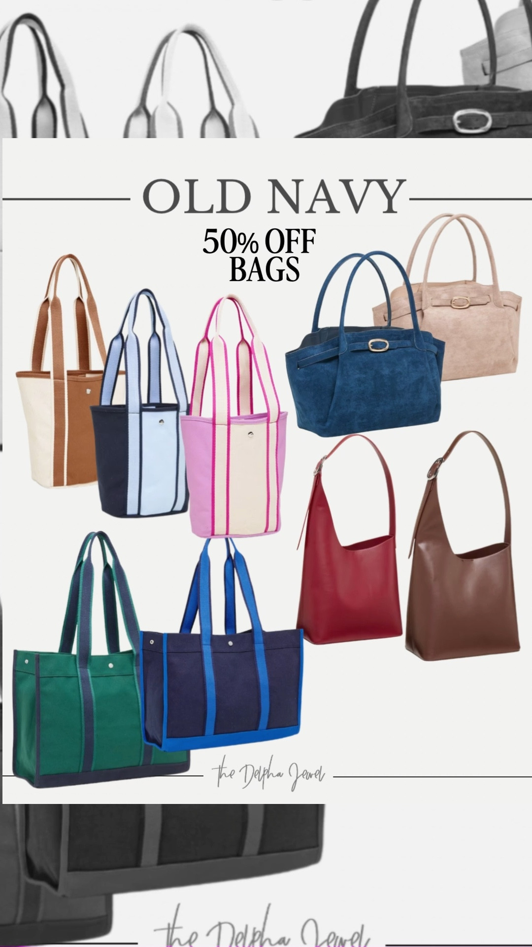 50% off everything at Old Navy! Some bags as low as $12.49! Perfect for teachers and moms on the go! 


#LTKTravel #LTKSaleAlert