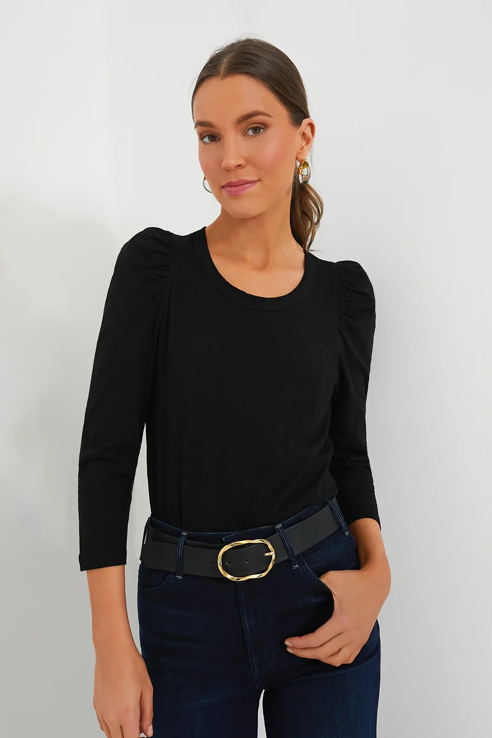 Black Vesty Long Sleeve Crewneck | Tuckernuck (US)