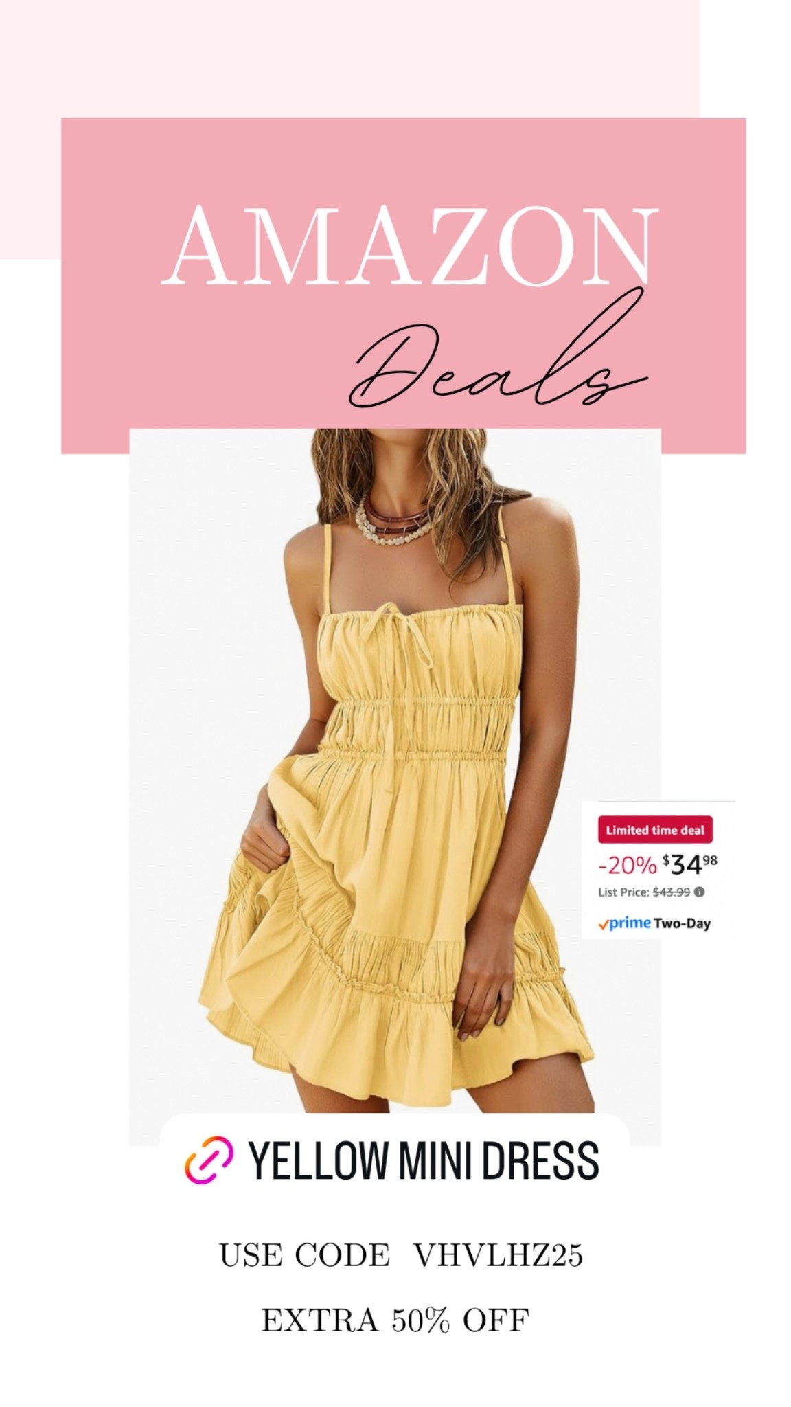 Cute yellow mini sundress on Deal! Looks just like Free People!

#LTKSaleAlert #LTKSeasonal #LTKMidsize