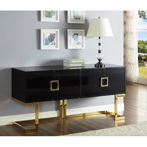 Sophia Alexei 64" Wide 4 Doors Console Table | Wayfair North America