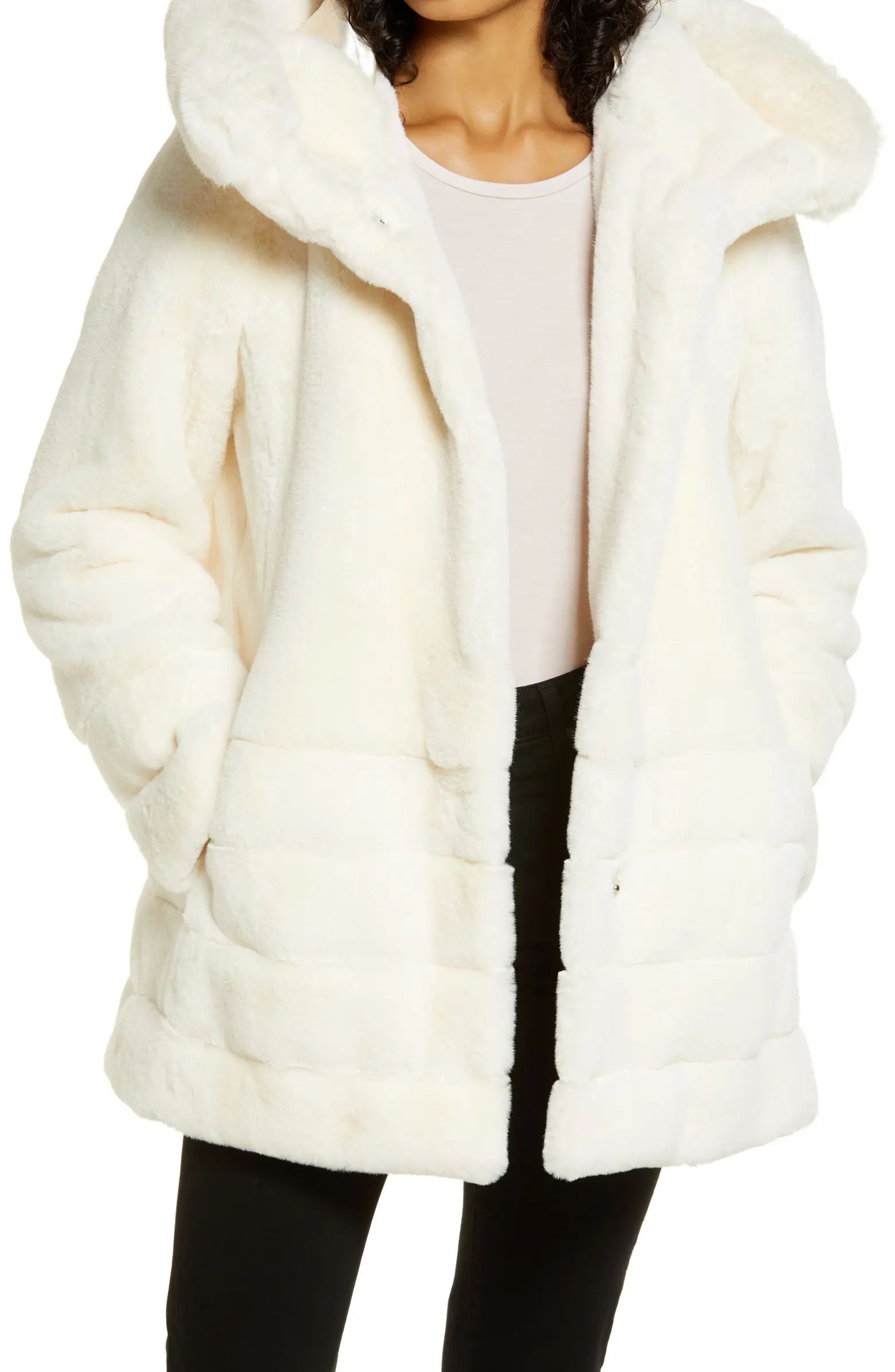 Hooded Faux Fur Coat | Nordstrom