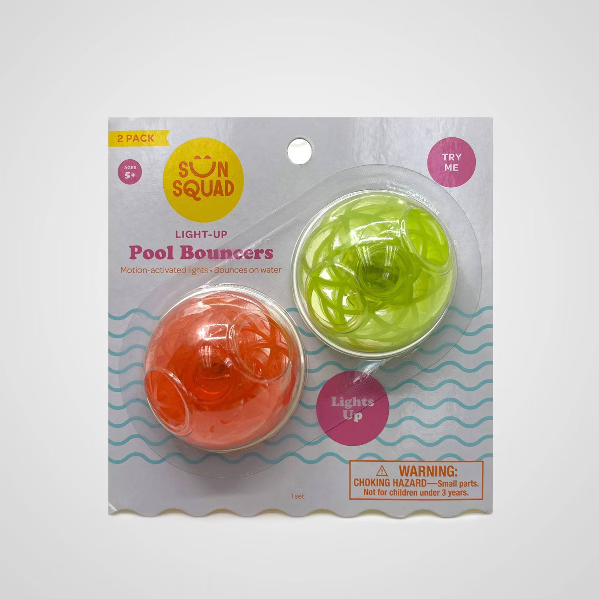 Light-Up Pool Bouncer Balls 2 pc - Sun Squad™ | Target