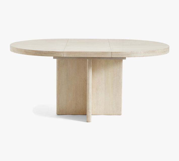 Cayman Round Extending Dining Table | Pottery Barn (US)