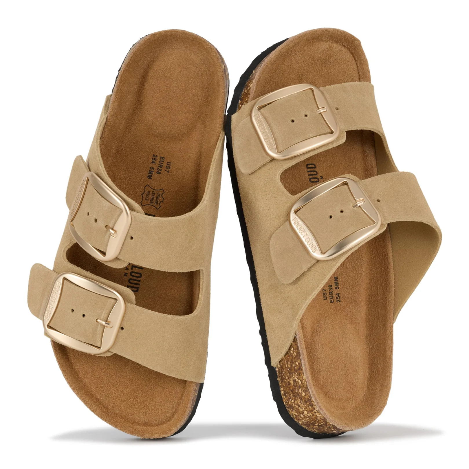 Women's Genuine Leather Sandals | Memory Foam Comfort | Project Cloud