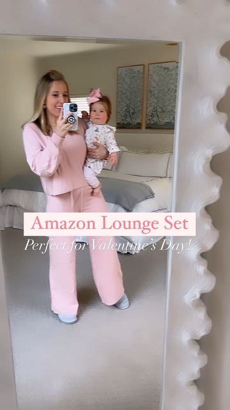 The Amazon lounge set perfect for Valentine’s! Snuggle up with your little ones, significant other, or best buds in this cozy set! I’m 5’3” and the length is just right. It’s true to size also!

Loungewear Athleisure Accessories earrings bracelet Valentines gifts accessories family kids baby mommy and me slippers ugg shoes pajamas 

#LTKfamily #LTKunder50 #LTKFind