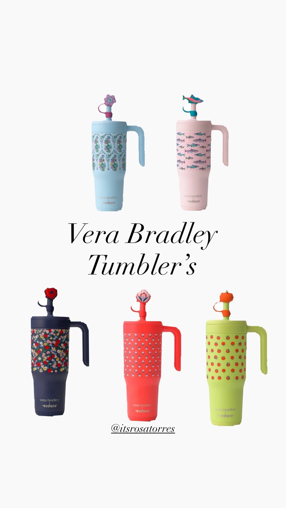 Vera Bradley 24oz Chiller Spill Proof Stainless Steel Insulated Straw Tumbler and Topper so cute loving them all. Which one is your favorite? Perfect for Mother’s Day gift too! @Target 

#verabradleytumbler #verabradley #target #targetfinds #verabradleytumblers #mothersdaygift #tumblers

#LTKSeasonal #LTKmomlife #LTKfitnessgoals