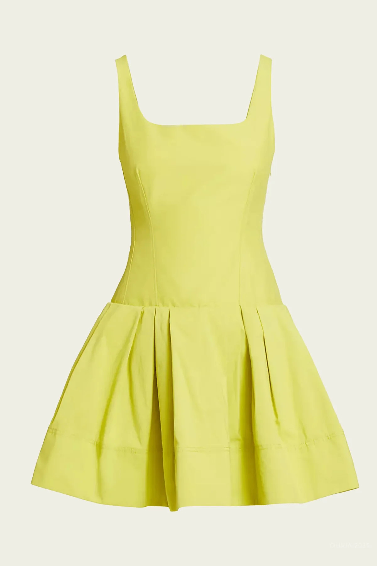 Lucy Sleeveless Mini Dress in Yellow Plum - 6 US | Shop Olivia