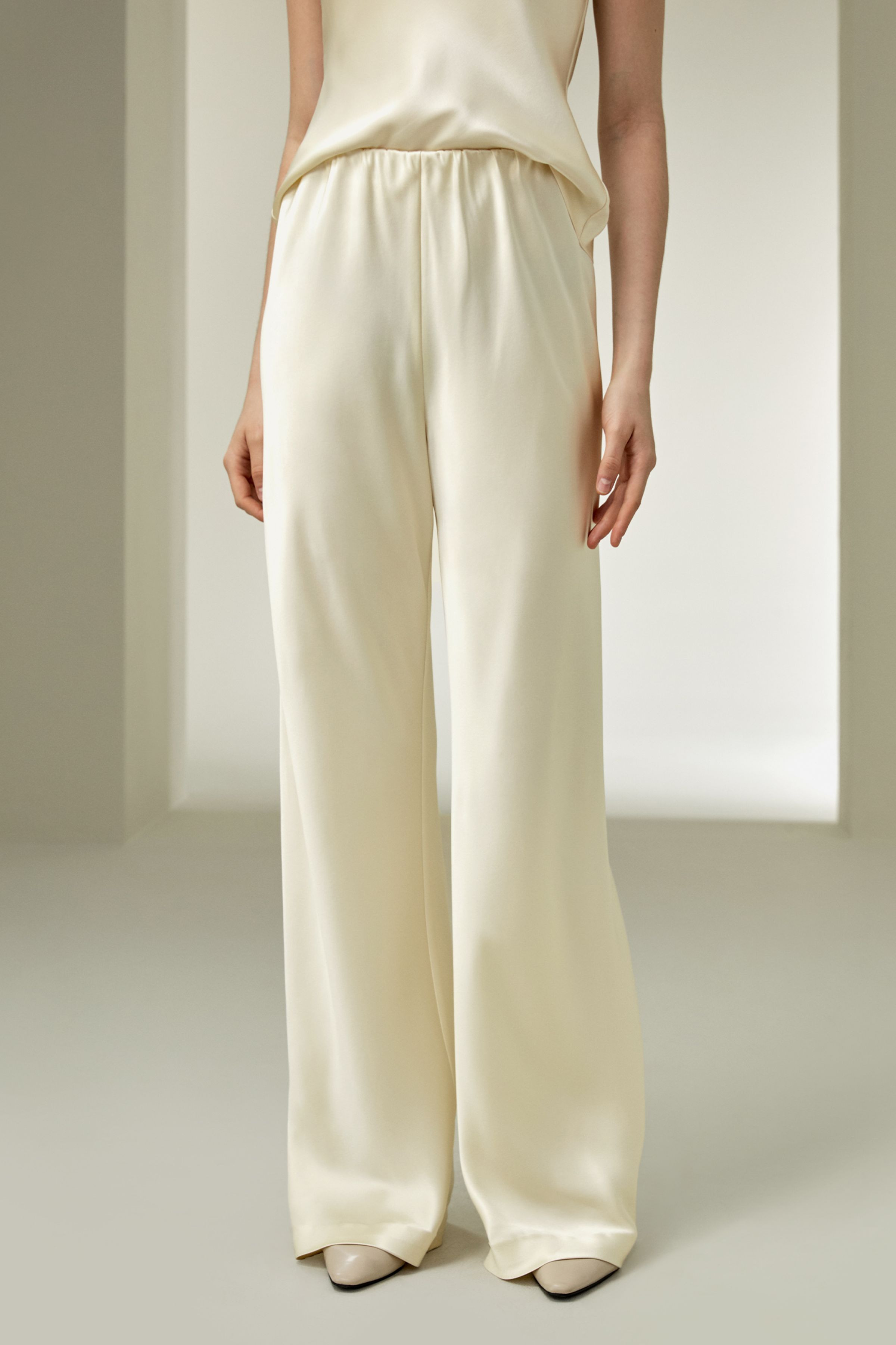 Full bias cut silk pants | LilySilk