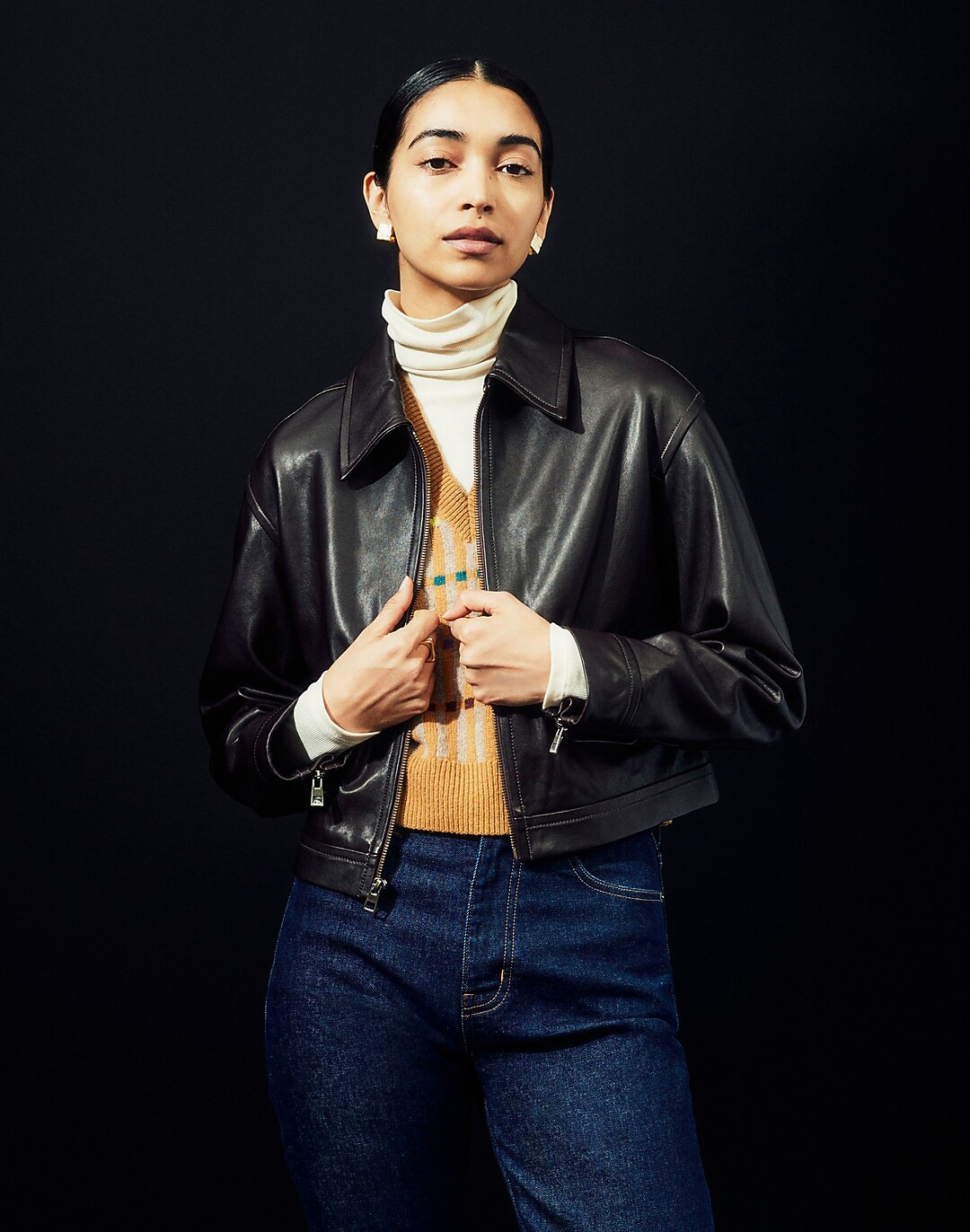 Jacquard V-Neck Sweater Vest | Madewell