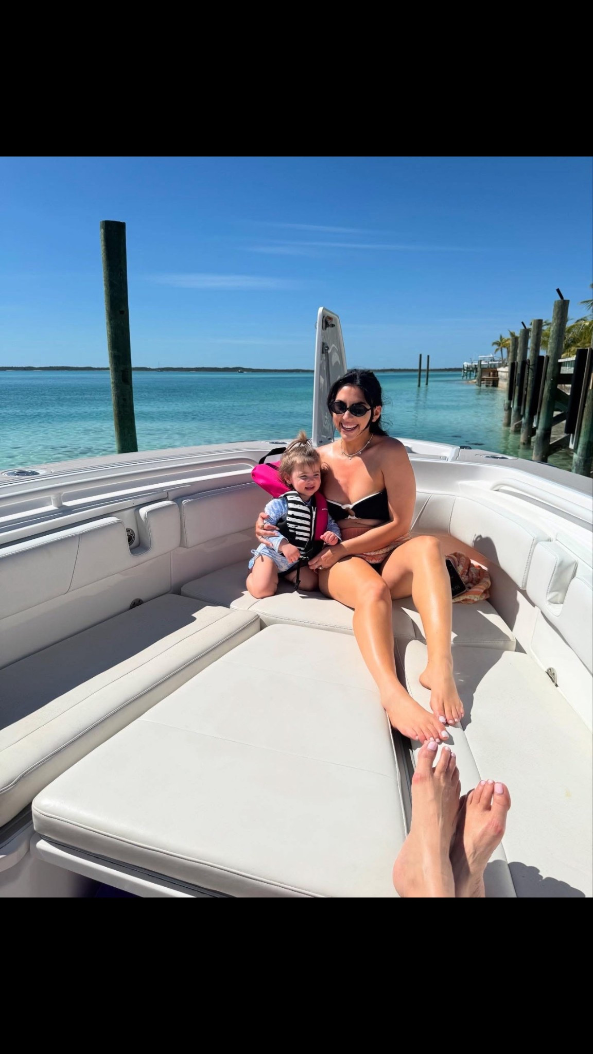 mom outfit in Bahamas sunglasses bathing suit matching set black bathing suit 

#LTKSwim #LTKBaby #LTKTravel