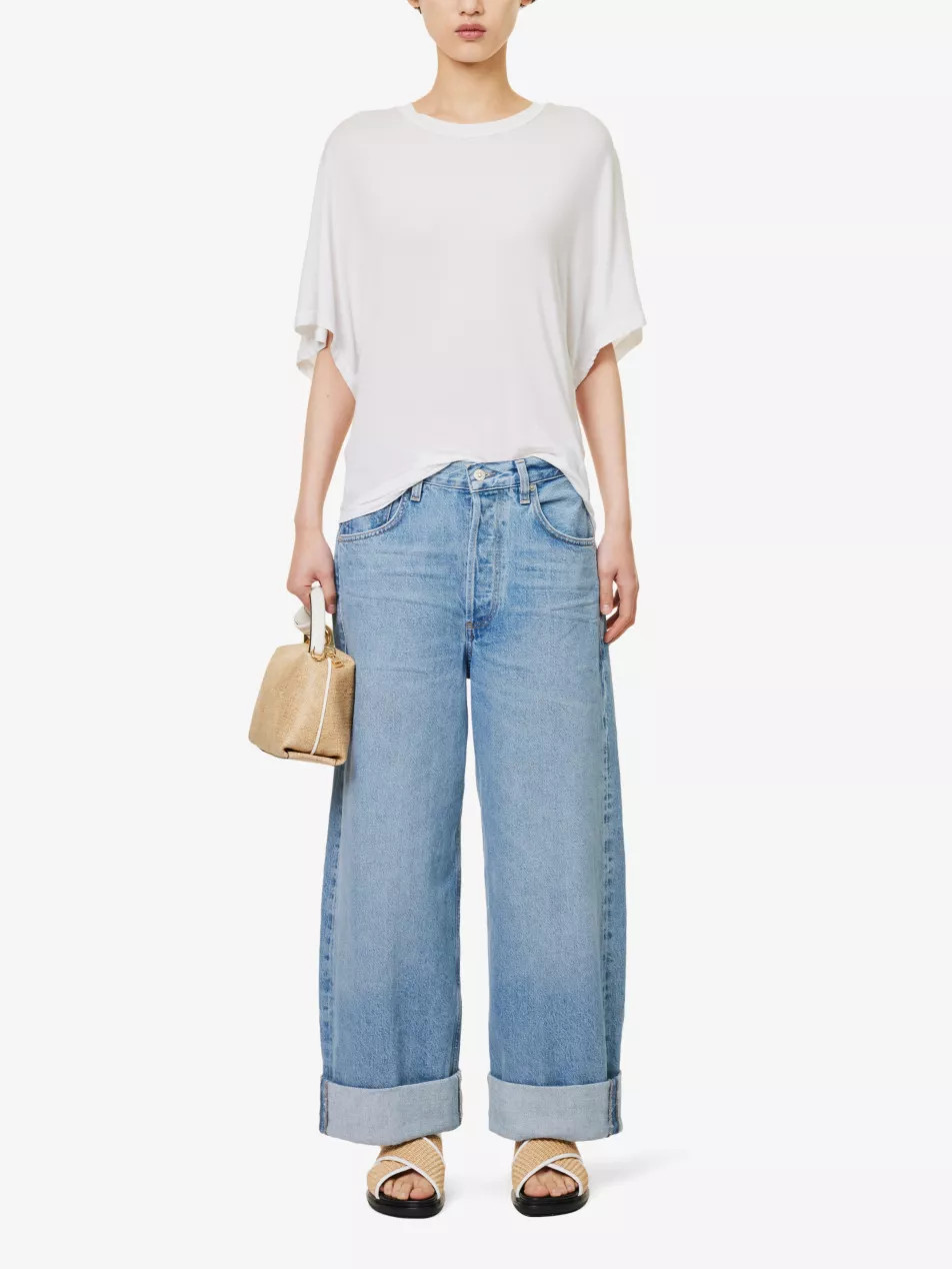 Ayla Baggy wide-leg high-rise jeans | Selfridges