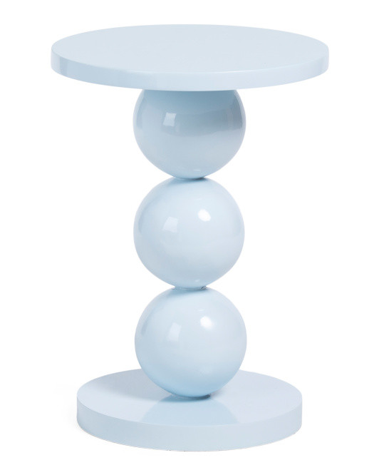 16x16x22 Glossy Lacquer Bella Side Table | TJ Maxx