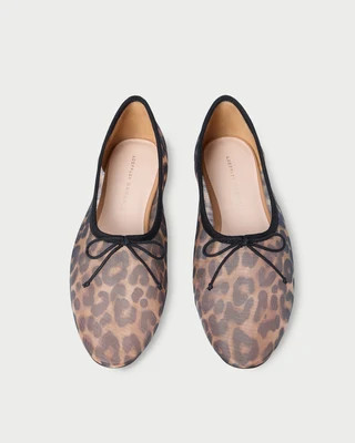 Landon Leopard Mesh Ballet Flat | Loeffler Randall