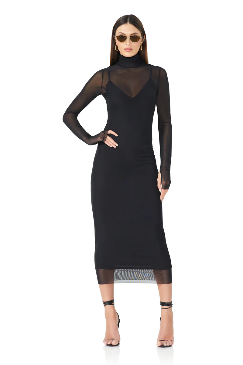 Shailene Dress - Noir | ShopAFRM