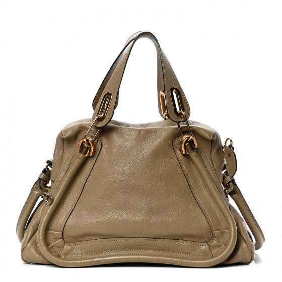 CHLOE

Calfskin Small Paraty Khaki | Fashionphile