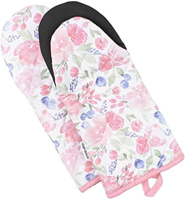 Sage and Stitch Kitchen Oven Mitts for Women 5.5'' x 12'' Non Slip Heat Resistant Neoprene Grip a... | Amazon (US)