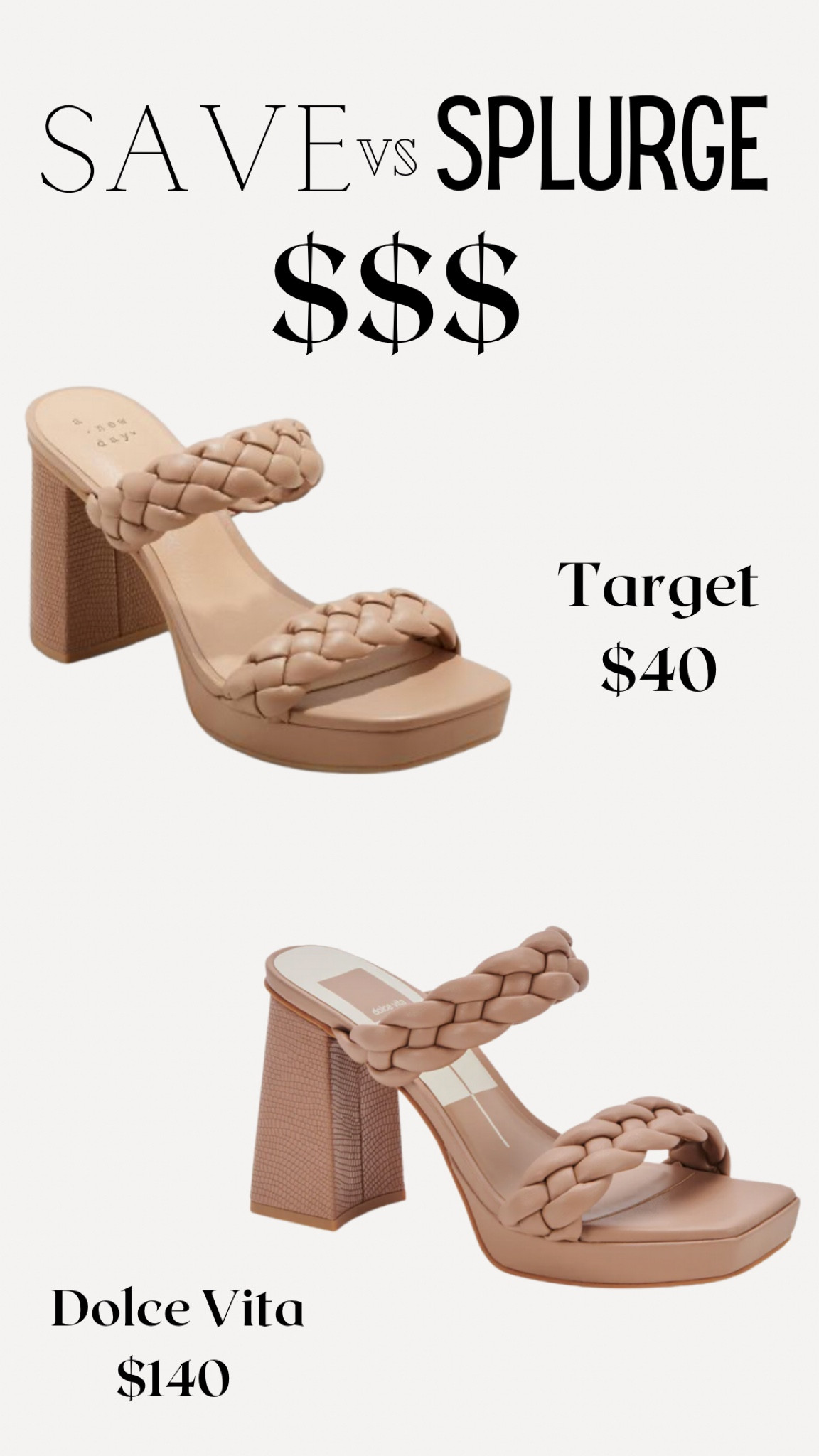 Save or splurge #dupe #save #splurge #shoes

#LTKshoecrush #LTKFind #LTKunder50