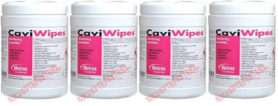 CaviWipes - Cavicide Germacidal Cleaner Wipes 160 ct (Fоur Paсk) | Amazon (US)