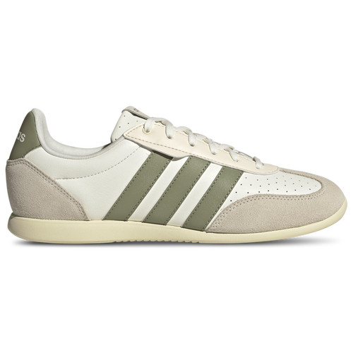 adidas Womens adidas Barreda Low - Womens Running Shoes Warm Vanilla/Tent Green/Off White Size 7.5 | Champs Sports