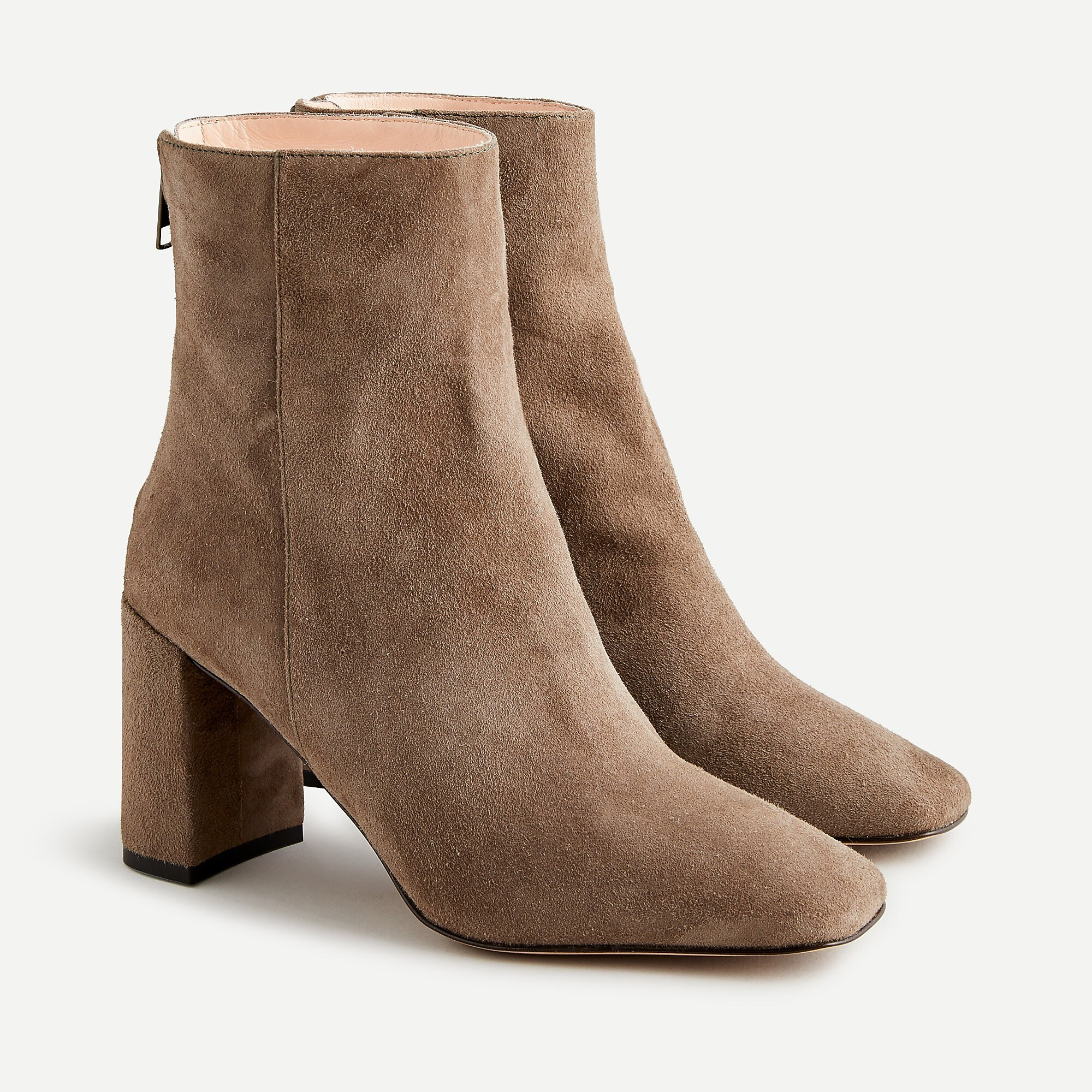 Block-heel ankle boots | J. Crew US