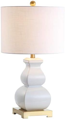 JONATHAN Y JYL3049B Vienna 25.5" Ceramic LED Table Lamp Contemporary Transitional Bedside Desk Night | Amazon (US)