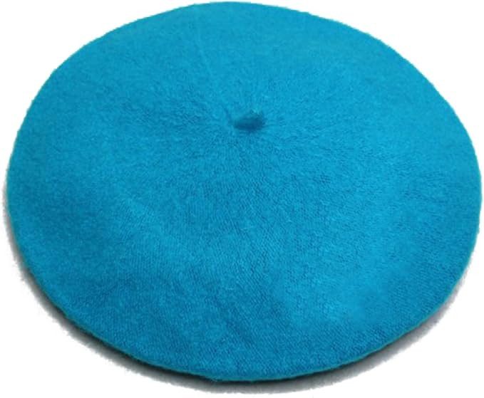 ICSTH French Beret - Wool Solid Color Womens Beanie Cap Hat | Amazon (US)