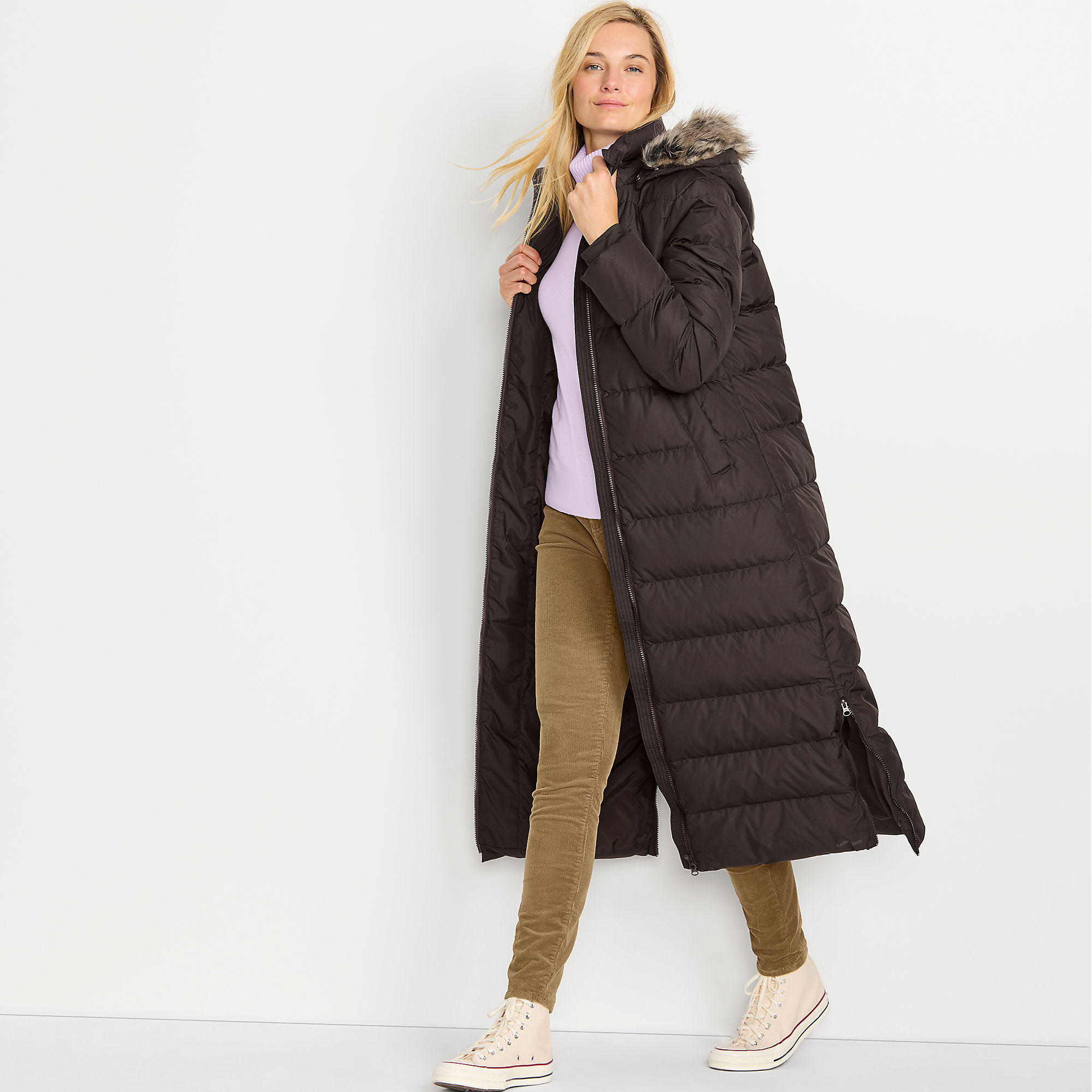 Women's Max 600 Down Long Maxi Coat | Lands' End (US)