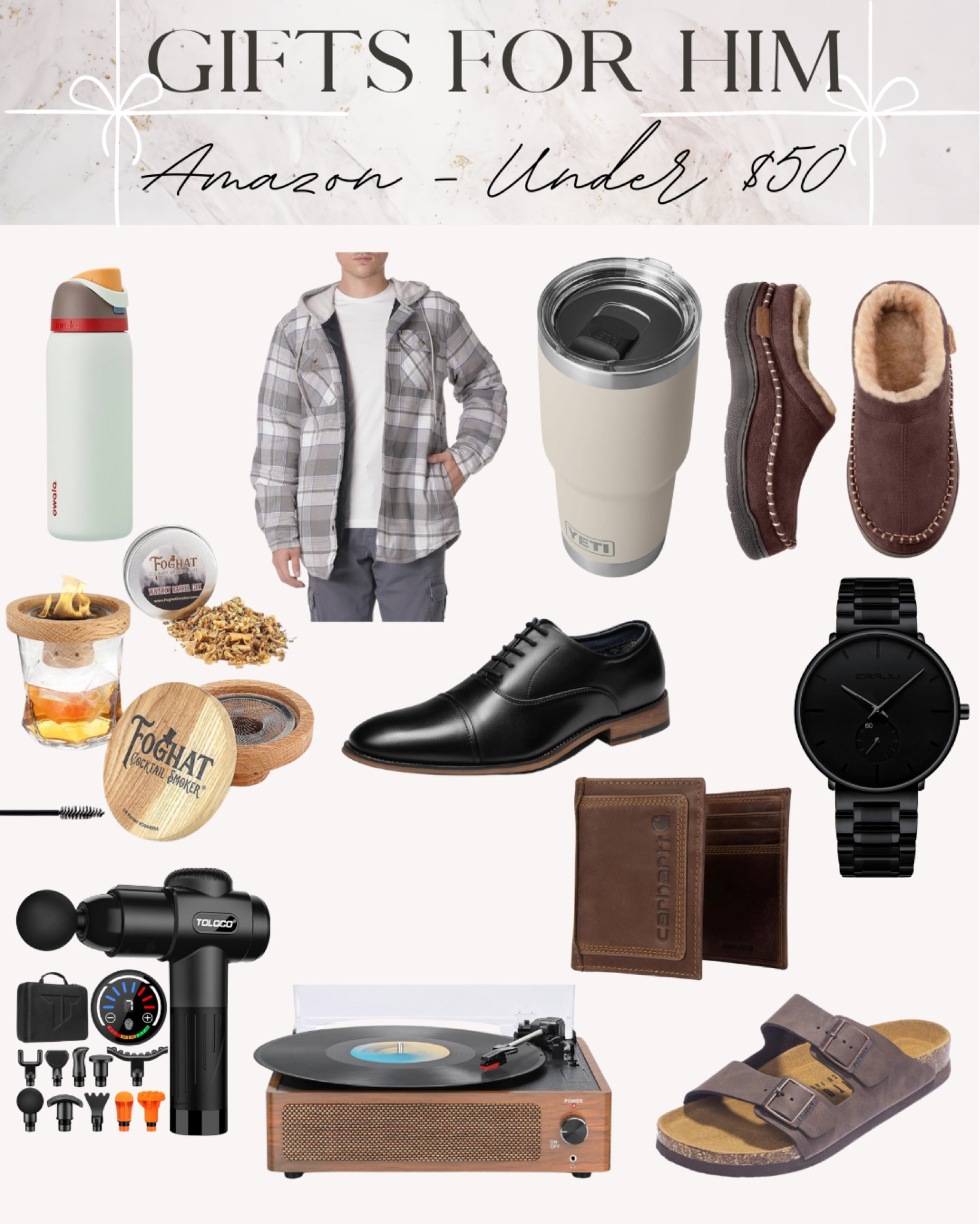 Amazon gifts for him under $50, gifts for men  

#LTKMens #LTKFindsUnder50 #LTKGiftGuide