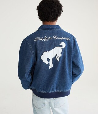 Ford Bronco Denim Jacket | Aeropostale