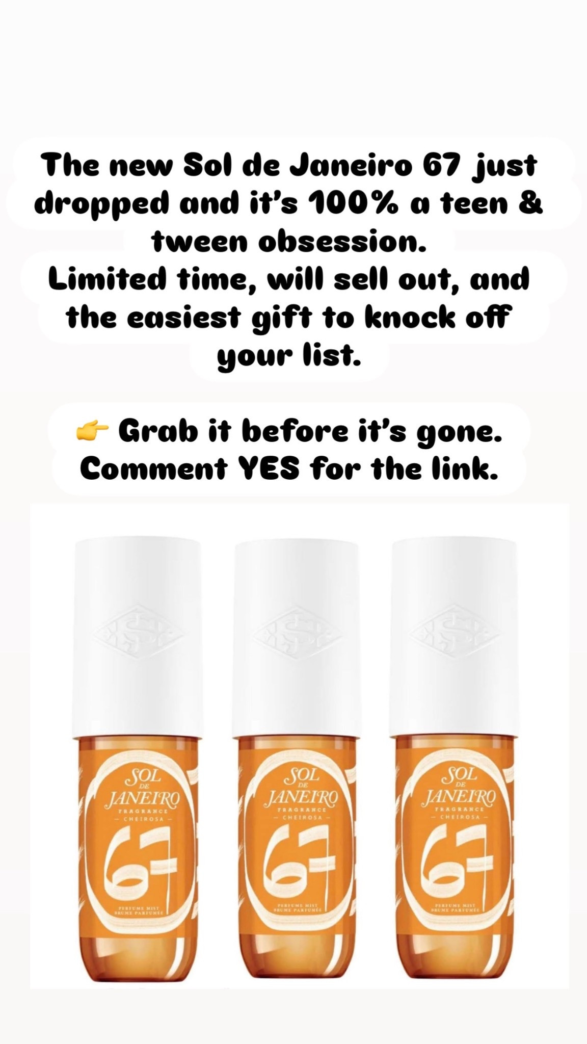 The new Sol de Janeiro ’67 just dropped and it’s 100% a teen & tween obsession.
Limited time, will sell out, and the easiest gift to knock off your list.

👉 Grab it before it’s gone.



#LTKGiftGuide