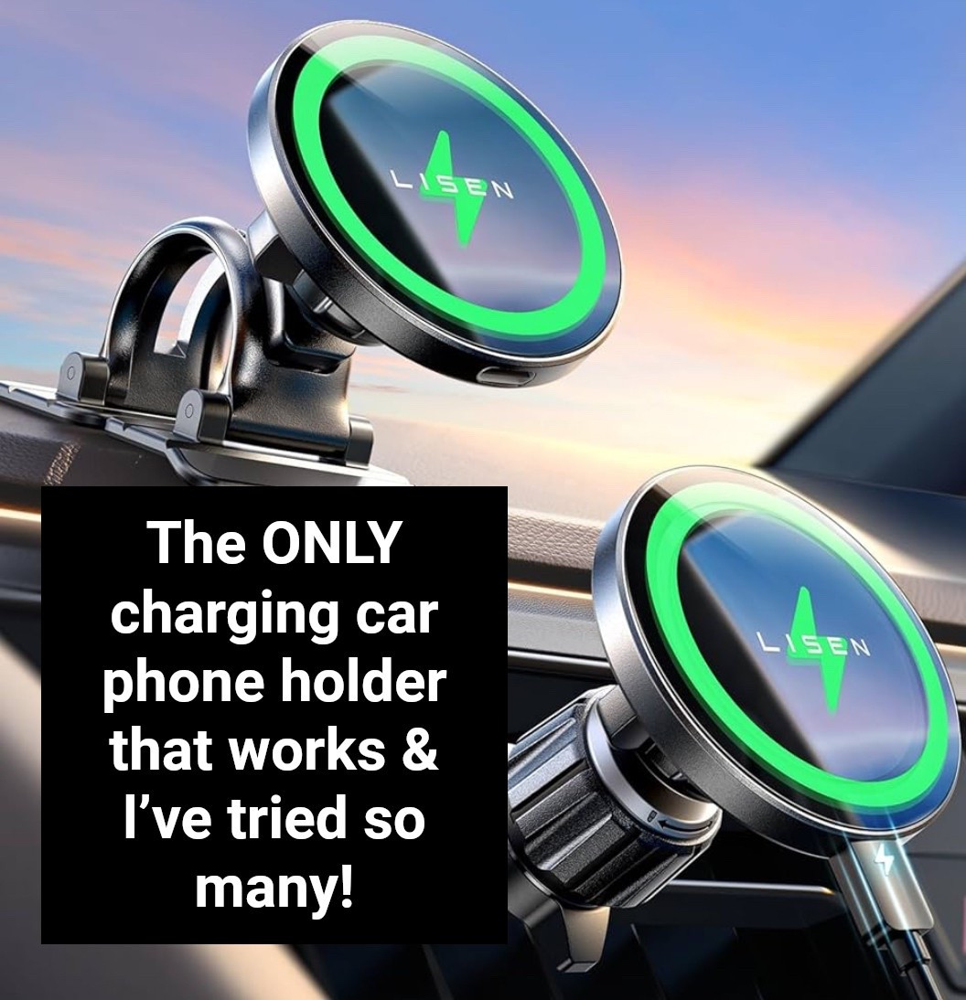 This phone charger phone car holder WORKS. It doesn’t budge! 

#LTKSaleAlert