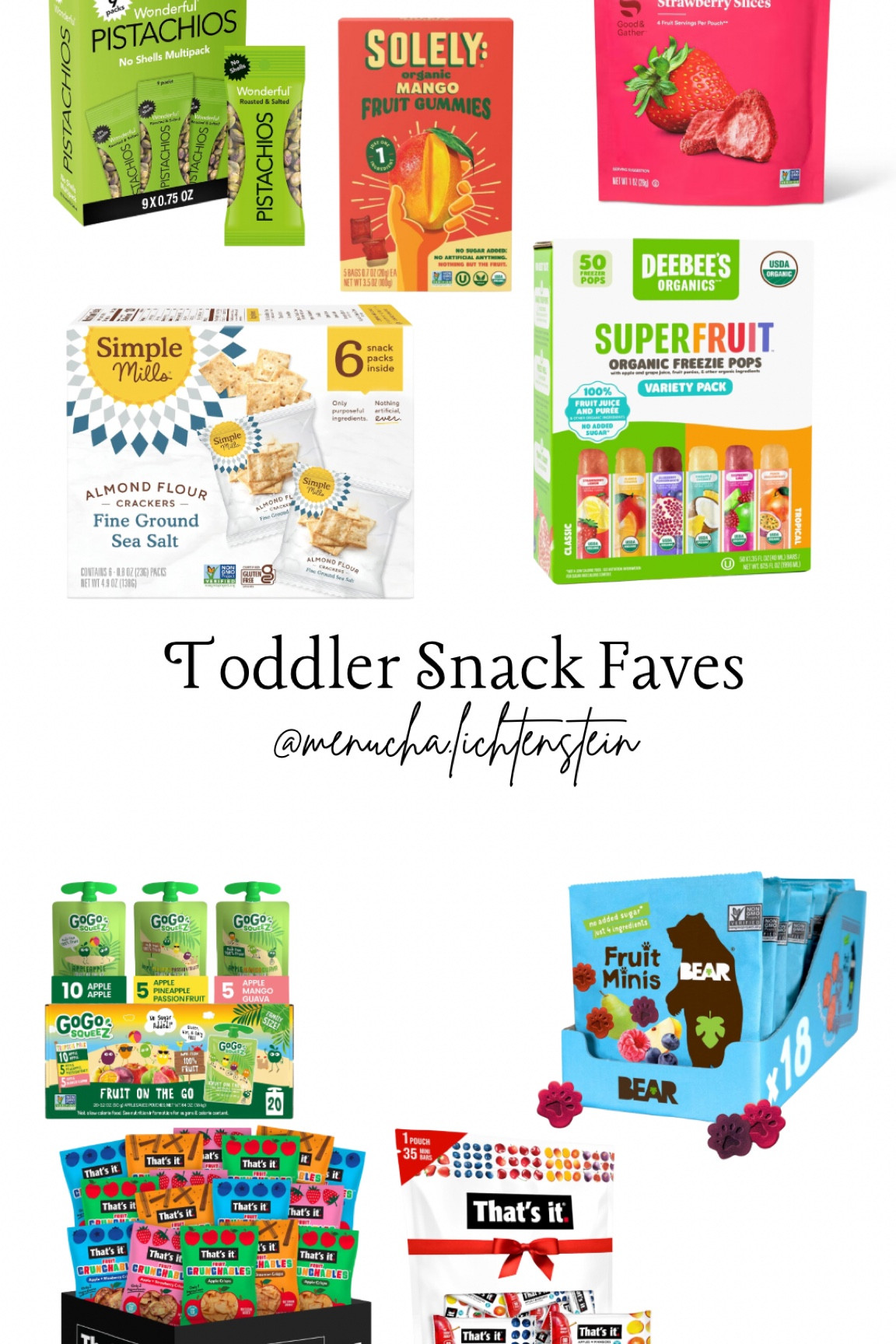Best toddler snack favorites! 
These are healthier options that we love in our home. ☺️

#LTKKids #LTKHome #LTKFamily