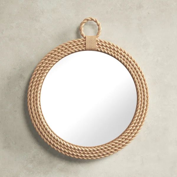 Thistle Round Rope Wall Mirror | Wayfair North America