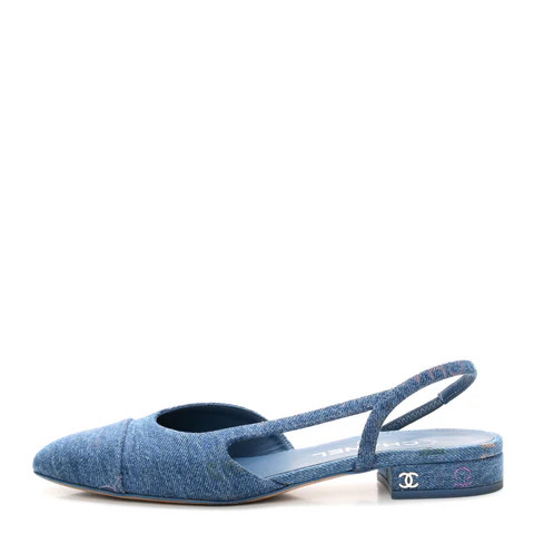 denim chanel flats | FASHIONPHILE (US)