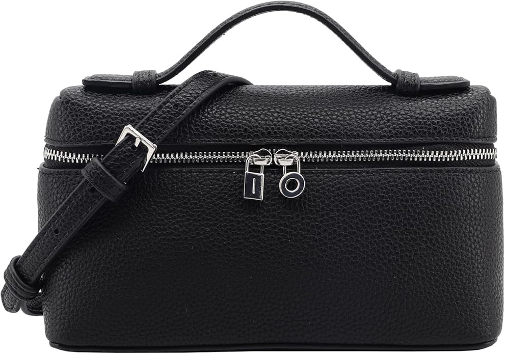 Crossbody Bag for Women Top-Handle Pouch Bag Designer Shoulder Leather Handbag Trendy Purse | Amazon (US)