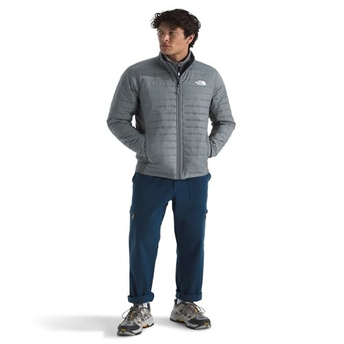 The North Face Men's Canyonlands Hybrid Jacket - Water Resistant Top, Performance Insulation, Breathable Vent Panels, TNF Medium Grey Heather-NPF, Large | Amazon (US)