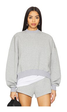 SER.O.YA Calla Sweatshirt in Heathered Grey from Revolve.com | Revolve Clothing (Global)