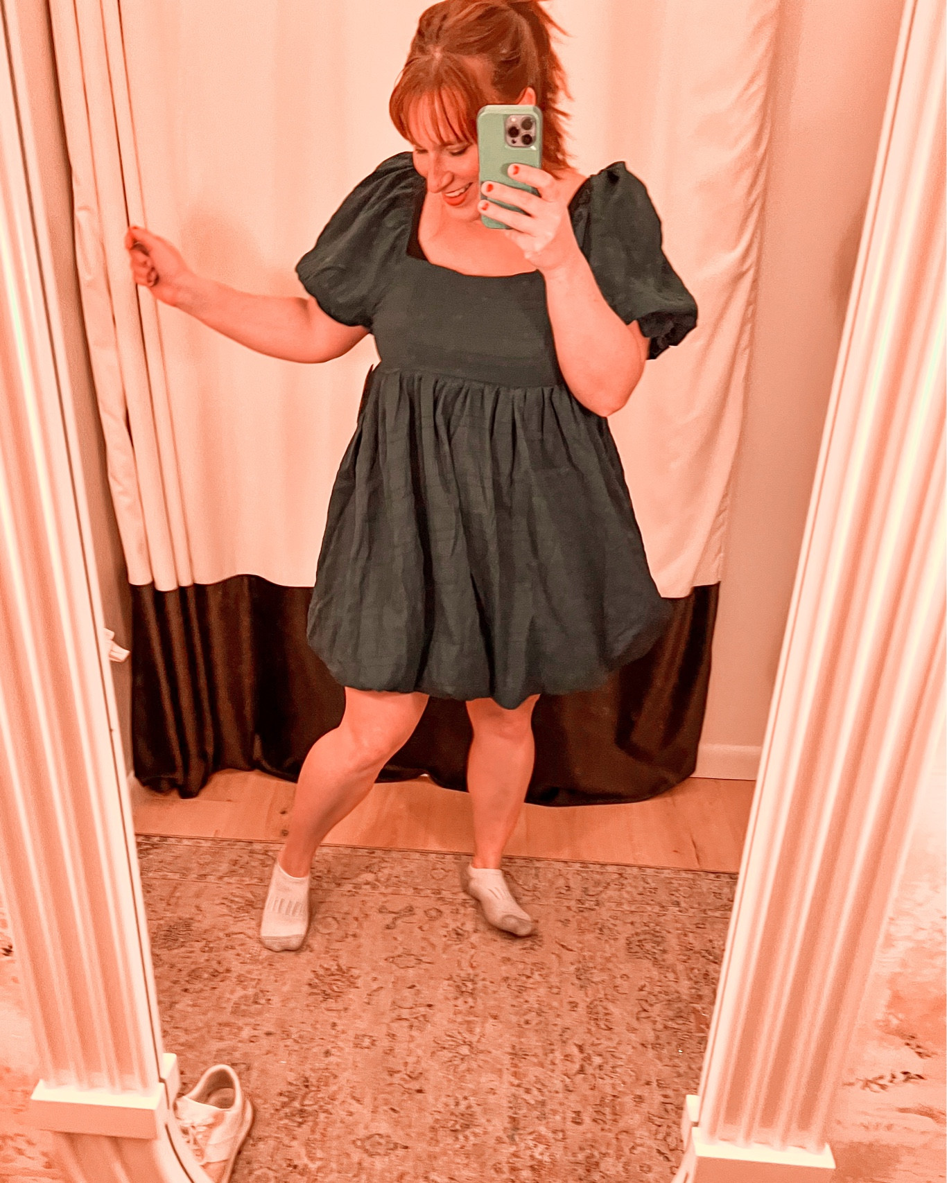 OBSESSED with this bouncy babydoll from Arula!! 

Size: X
Height: 5’5”
Weight: 203lbs

#LTKHoliday #LTKcurves #LTKSeasonal