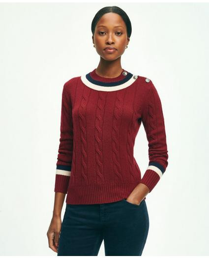 Merino Wool Cashmere Tennis Sweater | Brooks Brothers